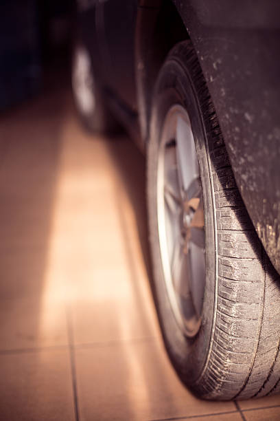 istock Wheel of a car 486926588