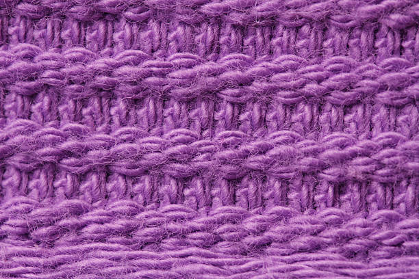 Violet tekstylna (tkanina tekstura makro Widok – zdjęcie