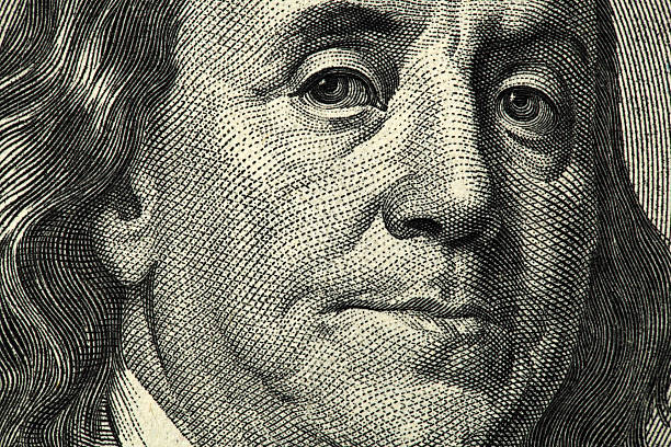 istock Macro shot of a 100 dollar 486928442