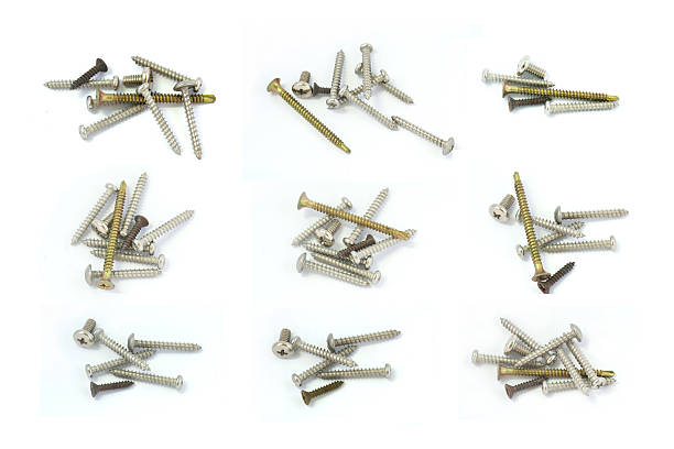 istock Six shots of many screws 486930458