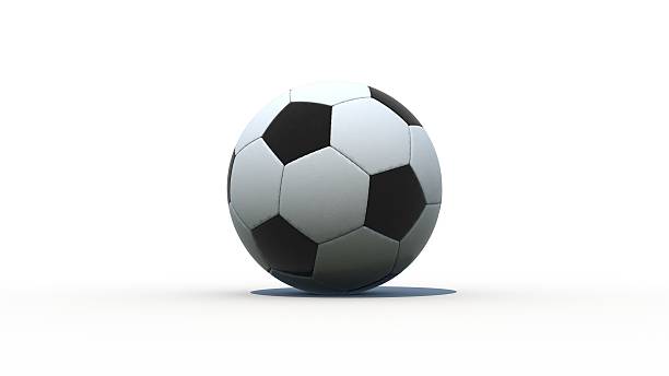 istock Soccer ball football with shadow 486931054
