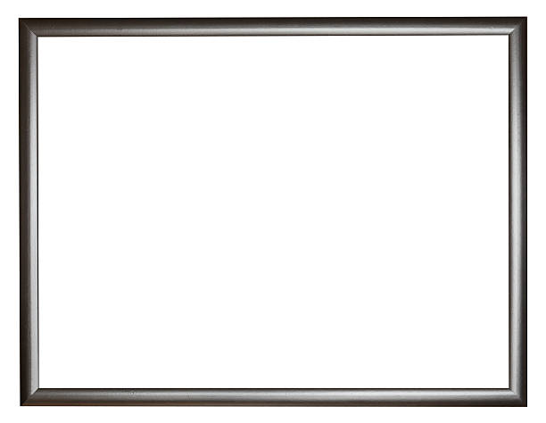 istock narrow black simple flat wooden picture frame 486932079