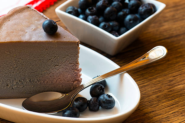 Blaubeeren-Käsekuchen – Foto