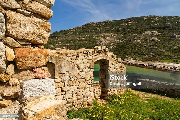 Ancient Ruined Building On The Coast Of Corsica Stock Photo - Download Image Now - Abandoned, Ancient, Balagne
