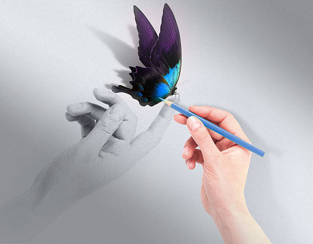 istock Inspiration concept with beautiful butterfly 486936131