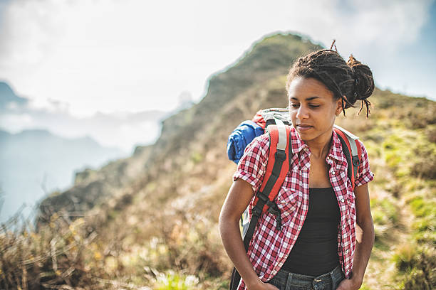 istock woman hiking on the mountain 486936579