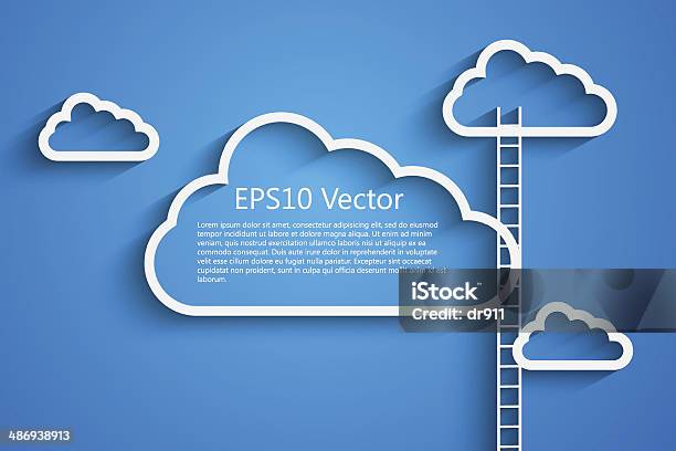 Ladder Stock Illustration - Download Image Now - Achievement, Aspirations, Blue