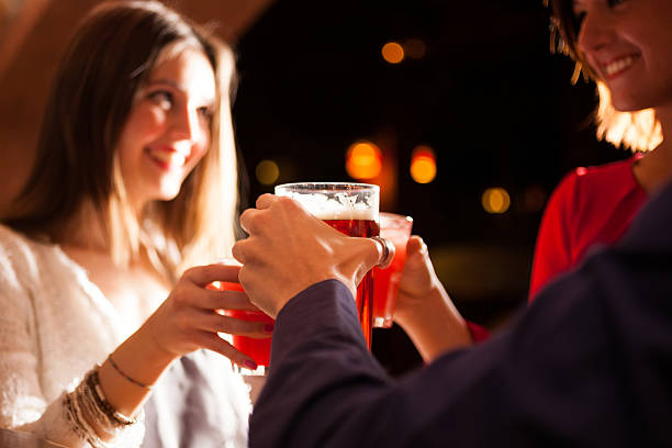 istock Friends having a round of drinks 486939117
