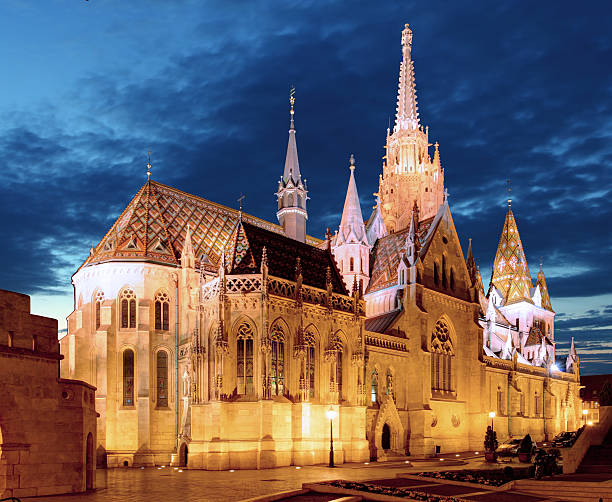 istock Fishermen's bastion and Mathias church  in Budapest 486943684