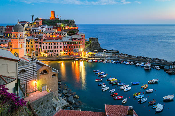 istock Vernazza, Cinque Terre (Italian Riviera, Liguria) at twilight 486944040