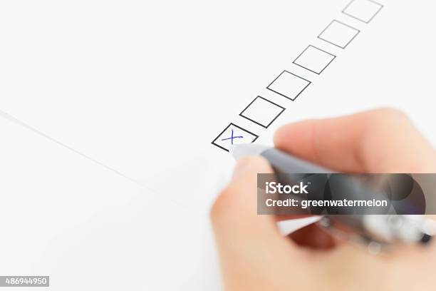 Checklist Stock Photo - Download Image Now - 2015, Advice, Analyzing