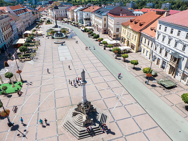 istock Square in town Banska Bytsrica, Slovakia 486948576