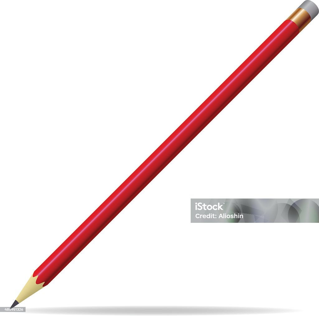 Bút Chì Đỏ Với Cục Tẩy Hình Ảnh Vector Hình minh họa Sẵn có - Tải ...