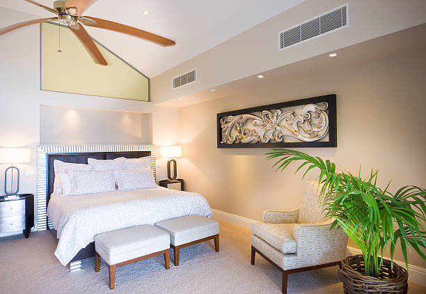 istock Luxurious bedroom at daytime 486955176