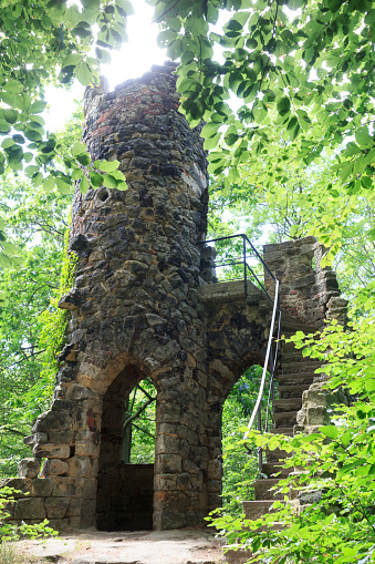 Castle ruin Schomberg in Bad Schandau, Saxon Switzerland