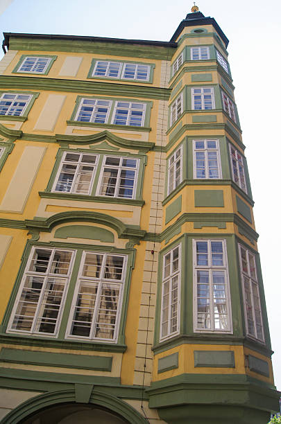 istock fragment of the house with a bay window 486958644
