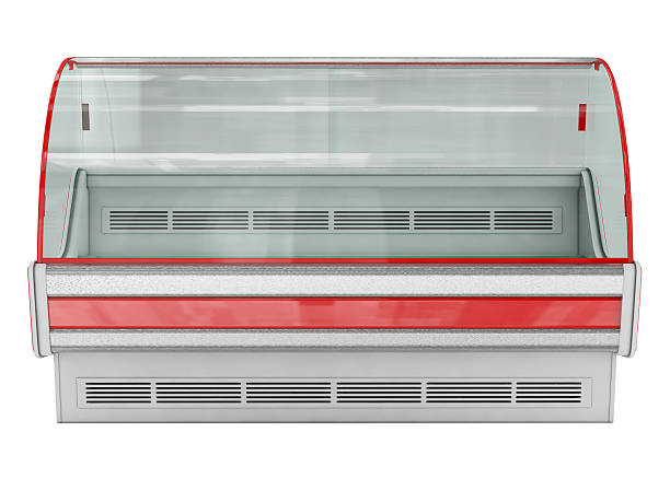 istock Refrigerated counter in a supermarket 486962846