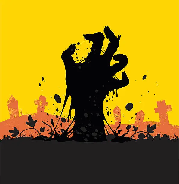Vector illustration of Zombie