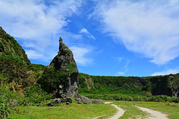 istock Jagged rock beside the crag 486966228