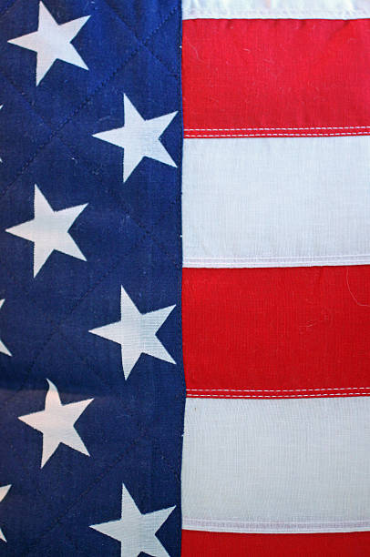 istock Closeup of an American Flag 486969794