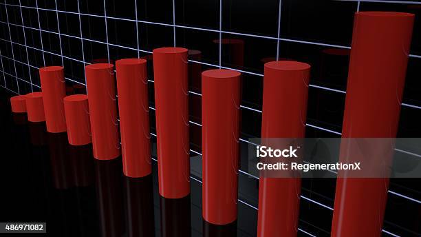 Column Chart Stock Photo - Download Image Now - 2015, Analyzing, Architectural Column