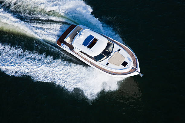 istock Closeup of a yacht 486971502