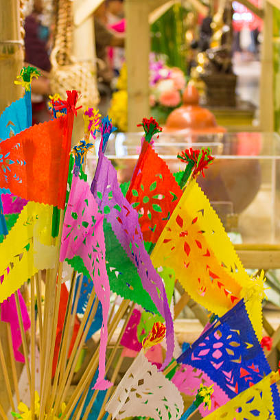 istock colorful  flag Tradition culture 486971575