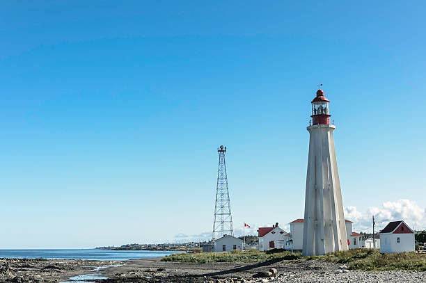 istock Quebec  Lighthouse And Village 486973717