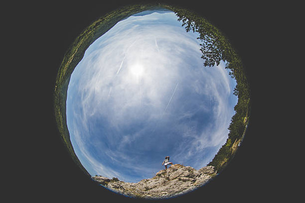 Sport man in nature