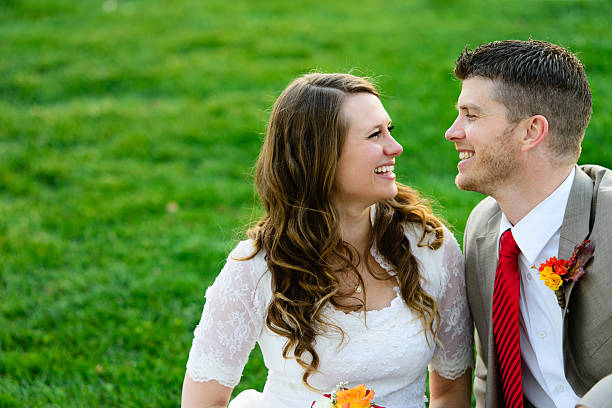 istock Happy Wedding Couple 486974633