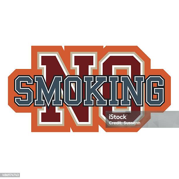 No Smoking Stock Illustration - Download Image Now - Addiction, Advice, Alarm