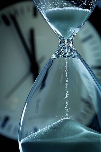 istock Hourglass Time Clock, Sand of Time for Deadline and Urgency 486975038