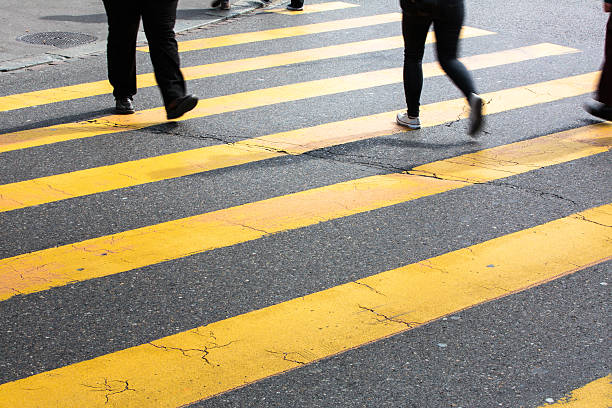 istock City street with a motion blurred crowd 486975207