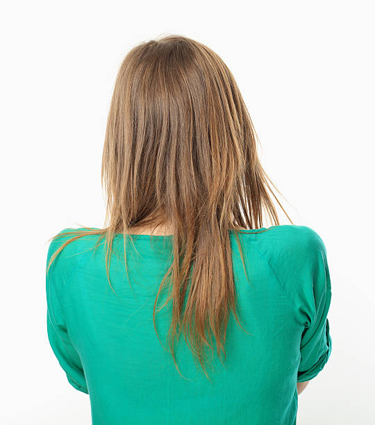 istock Young Woman Back Portrait. 486977109