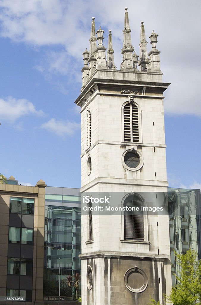 St Mary Somerset in Upper Thames Street, London - Lizenzfrei Architektonisches Detail Stock-Foto