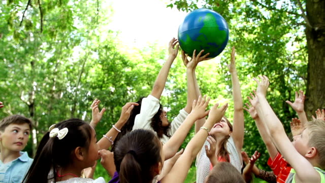 Children hold the world in their hands