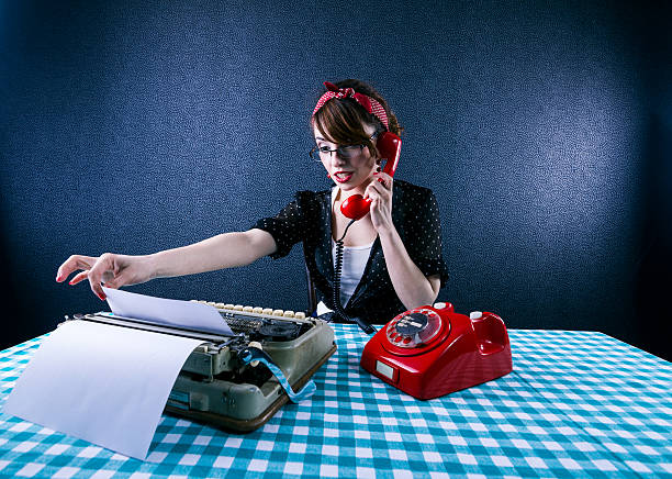 istock Vintage Secretary on the Phone 486978340