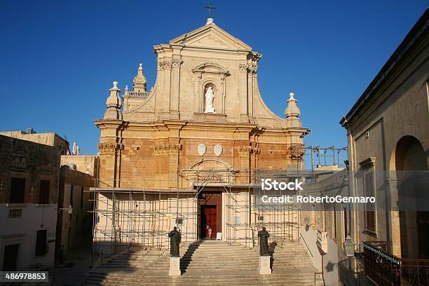 Photo libre de droit de Cathédrale Catholique De Lassomption De Victoria Gozo Malte banque d'images et plus d'images libres de droit de Archipel maltais