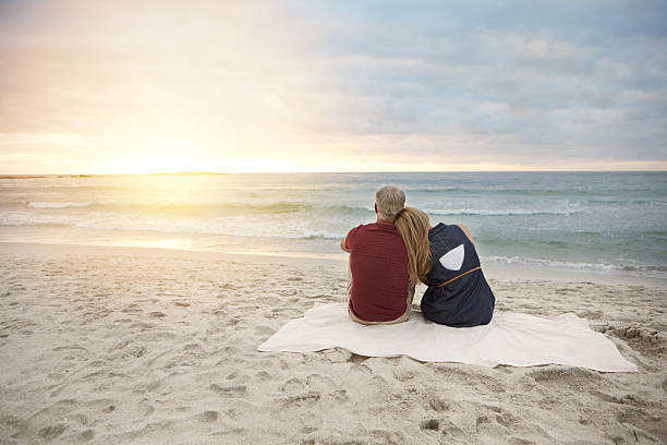 istock Mother Nature treating them to a beautiful sunset 486982092