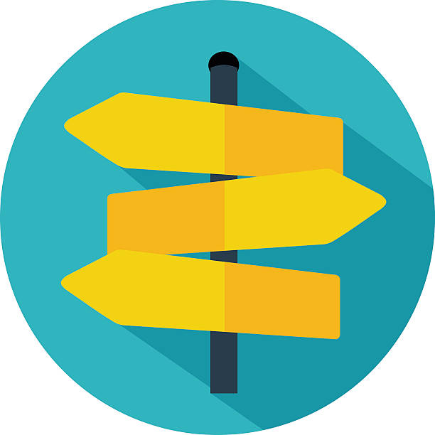 Road sign Road sign icon. Flat design vector eps 10 street sign stock illustrations