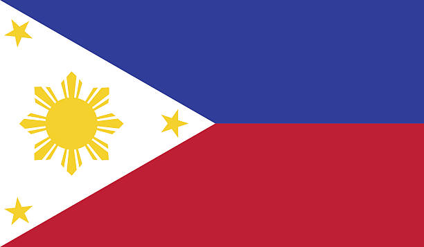 Philippines Filipino flag Philippines flag filipino ethnicity stock illustrations