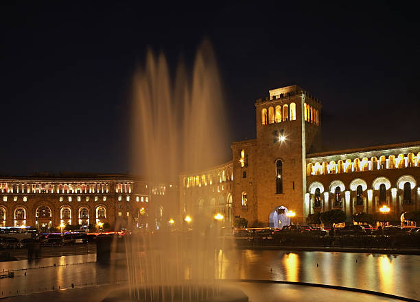 istock Fountain on Republic Square in Yerevan. Armenia 486994528