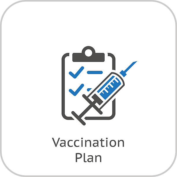 ilustrações, clipart, desenhos animados e ícones de a vacinação e serviços médicos ícone. design 2d. - syringe surgical needle vaccination injecting