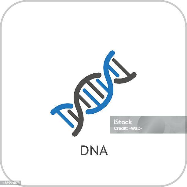 Dna および医療サービスアイコンをクリックしますフラットデザインです - アイコンのベクターアート素材や画像を多数ご用意 - アイコン, DNA, 2015年