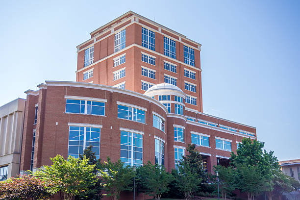 istock modern and historic architecture at college campus 486995358