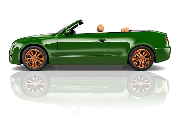 istock Car Convertible Transportation 3D Illustration Concept 486999522