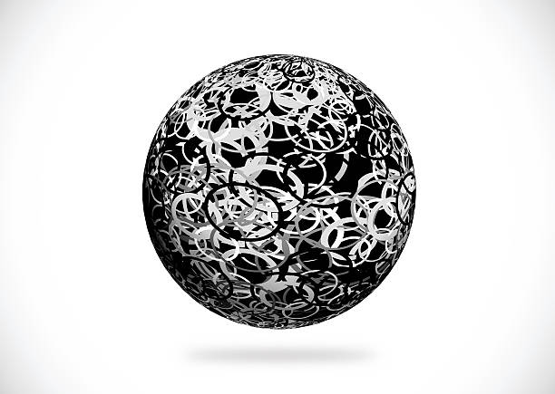 istock Abstract 3d sphere illustration for your design 487000299