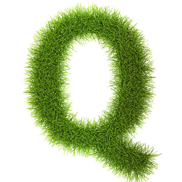 istock Grass style Latin Alphabet Letters and Numbers 487000985