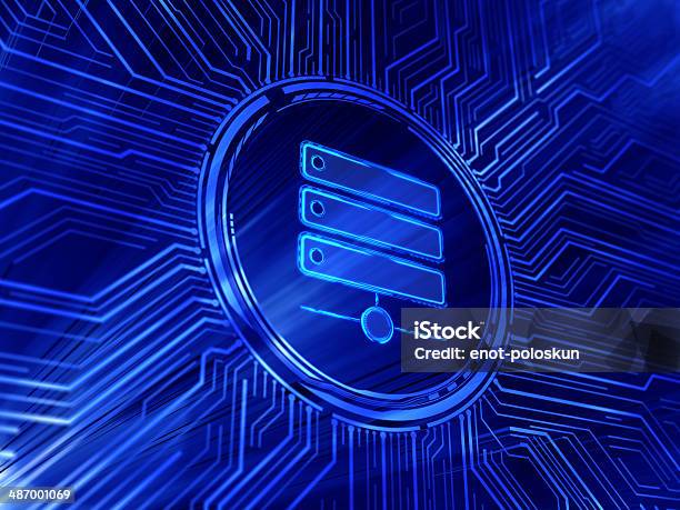 Server Stockfoto und mehr Bilder von Daten - Daten, Technologie, Blau