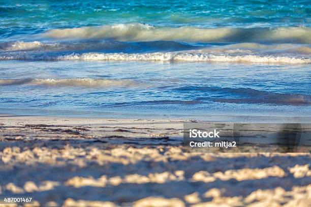 Sunset On White Caribbean Beach Stock Photo - Download Image Now - Bay of Water, Beach, Beauty In Nature